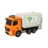 Popelářský vůz Mercedes Benz na dálkové ovládání RC oranžový (4)
