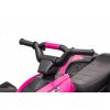Dětská elektrická čtyřkolka XC sport 2x45W růžová07
