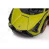 Dětské odrážedlo auto s vodící tyčí Lamborghini Sian zelené12
