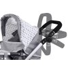Multifunkční kočárek pro panenky 4v1 šedý11