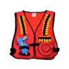 Dětská vesta s pěnovými náboji červená1