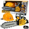 Dětská motorová pila s helmou a příslušenstvím01
