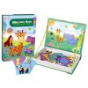 Magnetická skladačka Kniha Zvieratá Puzzle Krokodíl Opice