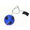 Futbalová loptička PU na gumené Jojo pre odraz 6 cm modrá