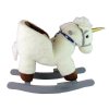 Hojdací jednorožec biely