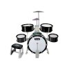 Hudobná Sada Bubeník 5 Bubnov Stolička Tanier Čierna