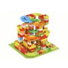 Kreatívna sada kociek s dráhou a guličkovou šmykľavkou, 220 dielov.