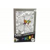 Puzzle na Vyfarbenie 500 Prvkov Motýľ