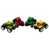 Sada Farebných Poľnohospodárskych Traktorov Farma, 4 Kusy