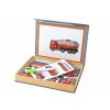 Sada Magnetických Puzzle s Motívom Hasičských Autíčok
