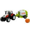 Veľký traktor so strojom 3 modely pohyblivé prvky 65 cm