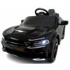 Elektrické autíčko Audi Doge SRT čierne s EVA kolesami a koženým ovládaním