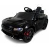 Elektrické autíčko Audi Doge SRT čierne s EVA kolesami a koženým ovládaním