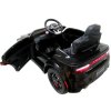 Elektrické autíčko Audi Doge SRT čierne s EVA kolesami a koženým ovládaním