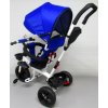 Trojkolka T4 R-Sport modrá s EVA kolesami, otáčacia o 360 stupňov, brzda, voľnobežka