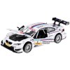 Auto kovové športový model BMW M3 DTM mierka 1:32 zvuky svetla