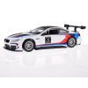 Auto kovový model športový BMW M6 GT3 mierka 1:32 svetlo zvuk