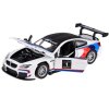 Auto kovový model športový BMW M6 GT3 mierka 1:32 svetlo zvuk