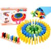 Drevené farebné DOMINO kocky 300 ks