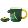 Hrnček s viečkom Zelený Dinosaurus 400 ml
