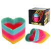 Kultová dúhová pružina Srdce Upokojujúci gadget 6CM