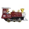 Parná lokomotíva s pohonom Vlak Mix Hliníková so zvukom a svetlami