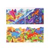 Puzzle Svet dinosaurov 4 v 1 Dinosaury 4 Obrázky 73 Dielov