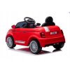 Auto na batérie s diaľkovým ovládaním, cabrio Fiat 500, LED, hudba, červené,
                        pre deti