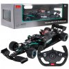 Diaľkovo ovládané auto RC, veľký Mercedes AMG F1, mierka 1:12, čierne