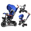 Dětská tříkolka Tiny Bike 3v1 se stříškou modrá02