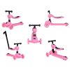 Dětská koloběžka 2v1 Tiny Bike se svítícími koly růžová11
