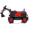 Dětský elektrický bagr Volvo 2x45W červený03