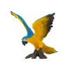 Figúrka papagája Ara ararauna 7 cm modro-žltá