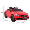 Elektrické autíčko Mercedes Benz C63 AMG červené