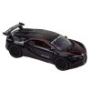 Športové auto 1:32 s figúrkou, spojlerom a zvukmi, kovové, čierne