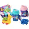 211042 squishy kulicky z polystyrenu v kelimku modra