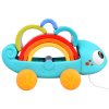 Farebný chameleon montessori skladačka 18m+