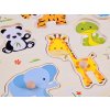 Drevené puzzle ZVIERATKA skladačka 10 dielikov
