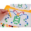 Edukačná magnetická tabuľa s pripináčikmi na skladanie