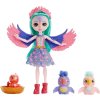 Enchantimals bábika Filia Finch a roztomilá rodinka papagájov