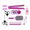 Kadernícka sada so žehličkou na vlasy a kefou