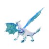 Modro-biely ľadový drak figúrka s pohyblivými krídlami