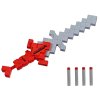 NERF Minecraft meč Hearstealer so štyrmi šípkami