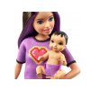 Bábika Barbie Skipper opatrovateľka s bábätkom a doplnkami