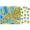 Puzzle Castorland Mapa Európy 180 dielikov Kvíz