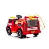 Elektrické autíčko hasiči 911 s megafónom červené