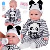 pol pl Urocza miekka Lalka Chlopiec 45cm jak zywa ubrana kombinezon Panda ZA5358 21398 10