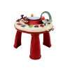 Interaktívny vzdelávací stolík s piankom a bubienkom červený
