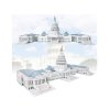 pol pl Puzzle 3D The Capitol Hill 132 elementy Puzzle przestrzenne ZA5400 21453 4
