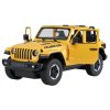 Auto na diaľkové ovládanie R/C Jeep Wrangler Rubicon 1:14 Rastar žlté